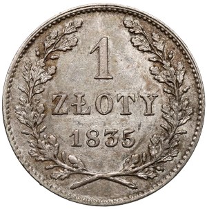 Free City of Krakow, 1 zloty 1835
