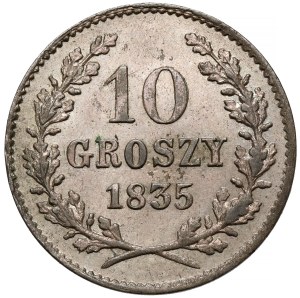 Ville libre de Cracovie, 10 groszy 1835