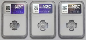 10 et 20 pennies 1979-1985 - set (3pcs)