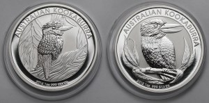 Australie, $1 2012 et 2014 Kookaburra - set (2pc)