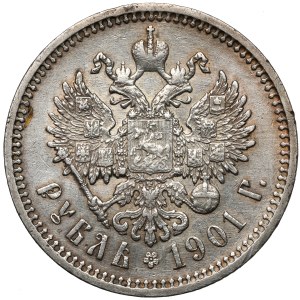 Rosja, Mikołaj II, Rubel 1901 FZ, Petersburg