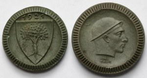 Waldenburg (Waldenburg et Schl) 20 et 50 fenig 1921 - set (2pcs)