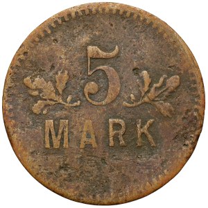 Załęże, Kleofas Coal Mine (Cleophas Grube), Token 5 marks