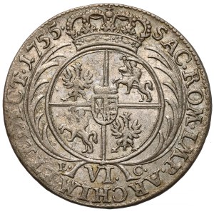 Auguste III Saxe, sixième de Leipzig 1755 CE