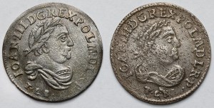 Jean III Sobieski, Sixième de Bydgoszcz 1683 et 1684 - set (2pcs)
