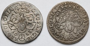 Jean III Sobieski, Sixième de Bydgoszcz 1683 et 1684 - set (2pcs)