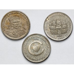 Próba CuNi 20-200 złotych 1979-1986 - zestaw (3szt)