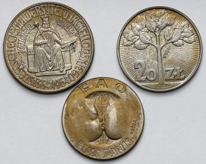 Próba CuNi 10-20 złotych 1964-1973 - zestaw (3szt)