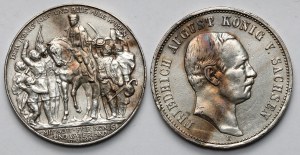 Prussia and Saxony, 3 brands 1908-1913 - set (2pcs)
