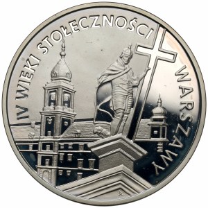 20 złotych 1996 - IV wieki stołeczności Warszawy