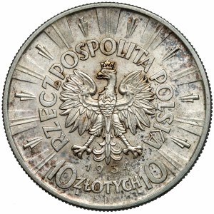 Piłsudski 10 złotych 1934 - urzędowy