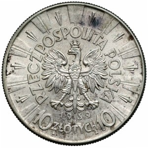 Piłsudski 10 złotych 1939