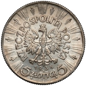 Piłsudski 5 złotych 1938