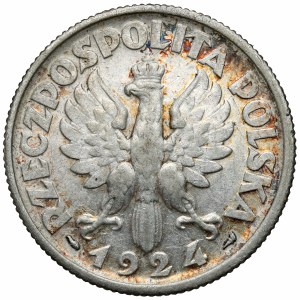 Kobieta i kłosy 2 złote 1924 Paryż