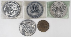 PRL set of medals (5pcs)