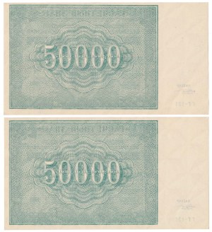 Rosja, 50.000 Rubli 1921 - zestaw (2szt)