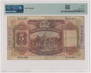 Hong Kong, 5 Dollars 1929