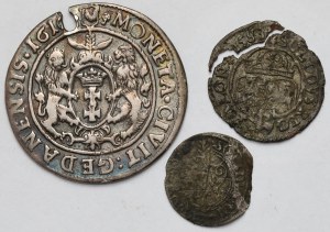 Sigismund III Vasa, Shelters and Ort 1588-1621 - set (3pcs)