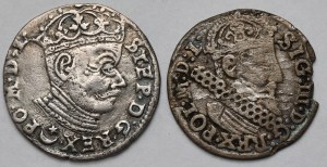Stefan Batory et Sigismond III Vasa, Troïka Vilnius 1582 et Cracovie 1623 - set (2pcs)