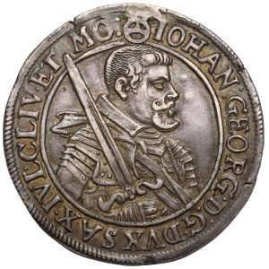 Saksonia, Johann Georg I, 1/4 talara 1627 HI, Drezno