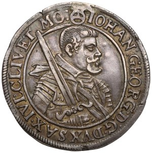 Saxe, Johann Georg I, 1/4 de thaler 1627 HI, Dresde