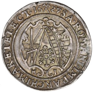 Saksonia, Johann Georg I, 1/4 talara 1627 HI, Drezno