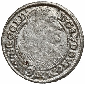 Śląsk, Jerzy III Brzeski, 3 krajcary 1661 EW, Brzeg
