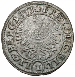 Silésie, Trois frères, 1 krajcar 1653, Brzeg
