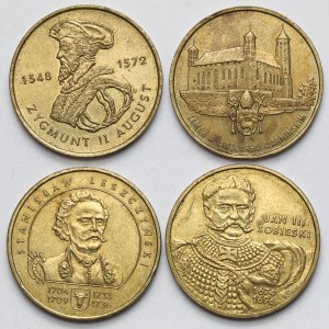 2 gold 1996-2003 - including Sigismund II Augustus - set (4pcs)