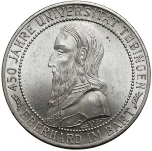 Weimar, 5 Marks 1927-F, Stuttgart - University of Tübingen