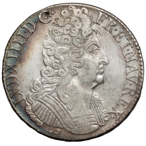 Francja, Ludwik XIV, Ecu 1711-B, Rouen