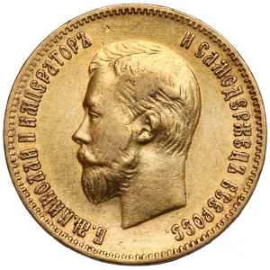 Rosja, Mikołaj II, 10 rubli 1902 AP, Petersburg