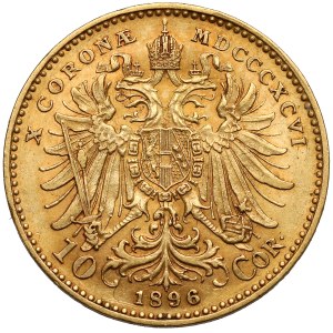 Austria, Franciszek Józef I, 10 koron 1896
