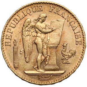 Francja, 20 franków 1893-A, Paryż