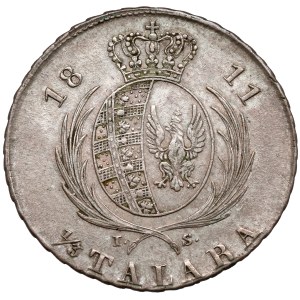 Księstwo Warszawskie, 1/3 talara 1811 IS