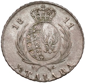 Duché de Varsovie, 1/3 de thaler 1811 IS