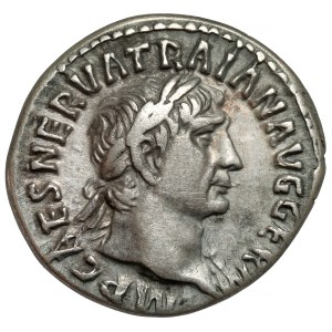 Trajan (98-117 n.e.) Denar, Rzym
