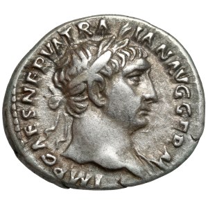 Trajan (98-117 n.e.) Denar, Rzym