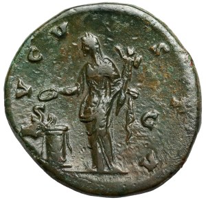 Faustine Ier l'Ancienne (138-141 ap. J.-C.) Sestercetus posthume