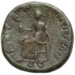Faustyna I Starsza (138-141 n.e.) Sesterc pośmiertny