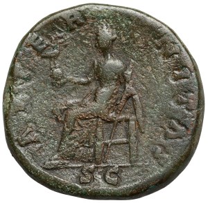 Faustine Ier l'Ancienne (138-141 ap. J.-C.) Sestercetus posthume