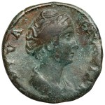Faustyna I Starsza (138-141 n.e.) Sesterc pośmiertny