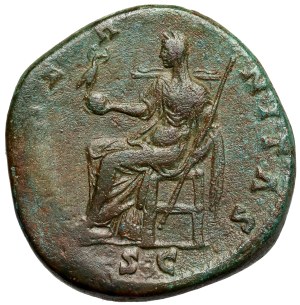 Faustina I the Elder (138-141 A.D.) Sesterc posthumous