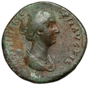 Faustine II la Jeune (161-175 ap. J.-C.) Sesterc, Rome