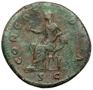 Faustine II la Jeune (161-175 ap. J.-C.) Sesterc, Rome
