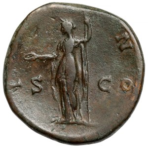 Faustina I the Elder (138-141 A.D.) Sesterc posthumous