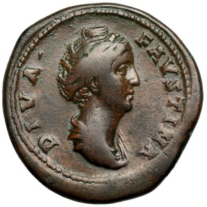 Faustina I the Elder (138-141 A.D.) Sesterc posthumous