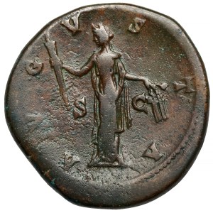 Faustina I the Elder (138-141 A.D.) Sesterc posthumous