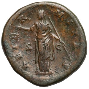 Faustyna I Starsza (138-141 n.e.) Sesterc pośmiertny