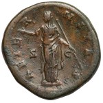 Faustyna I Starsza (138-141 n.e.) Sesterc pośmiertny